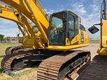 Used Crawler Excavator in yard